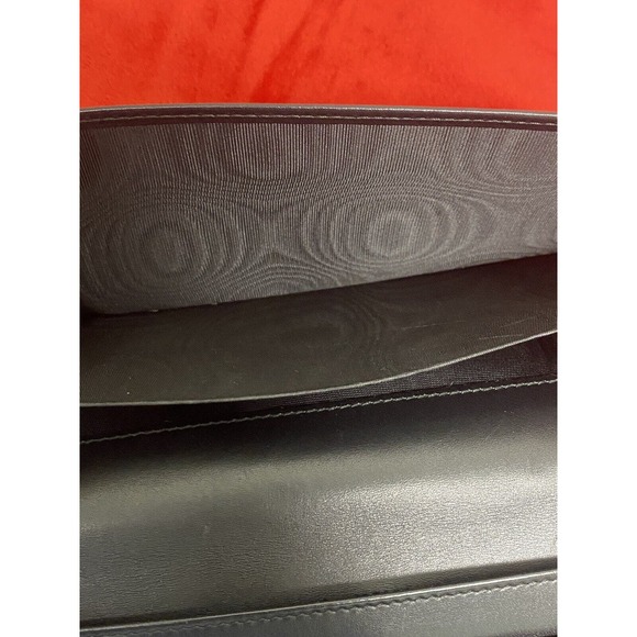 Yves Saint Laurent YSL Black Patent Leather Belle De Jour Flap Clutch With COA - Picture 11 of 16